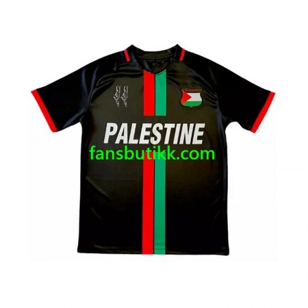 Fotballdrakt Club Deportivo Palestino Center Stripre Hjemmetrøye 2024-2025 Kortermet
